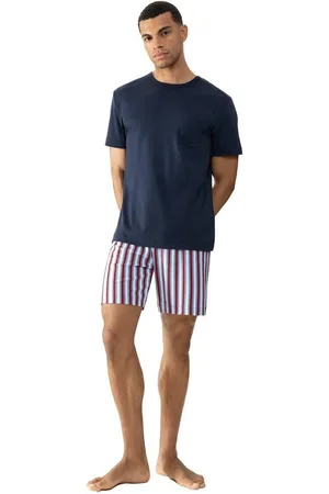 Mey Pyjama Herren Pyjama kurz 33063 yacht blue (1 Stück, 1 tlg., 1 Stück) - Verkäufer: Mein Style