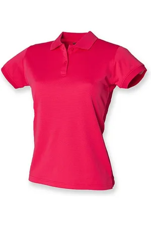 Henbury Poloshirt Damen Coolplus Wicking Polo Shirt / Mikro-Piqué - Verkäufer: Rexlander