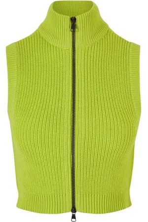 Urban classics Steppweste Damen Ladies Short Knit Vest