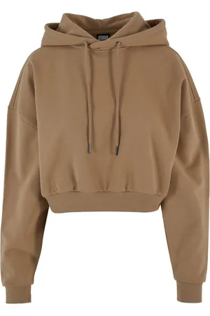 Urban classics Kapuzenpullover Damen Ladies Cropped Heavy Hoody (1-tlg)
