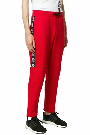 Philipp Plein Jogginghose Loungepants Hose mit Tape Streifen Bund mit Kordelzug, Tapered Fit, jacquard-Seitenstreifen - Verkäufer: eldigo