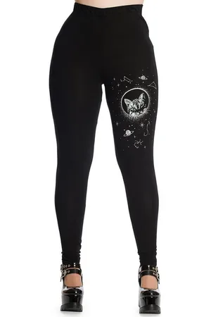 Banned Retro Leggings Space Cat Katze Weltall Kitty Astronaut Weltraum - Verkäufer: Schompi Trading e.K.
