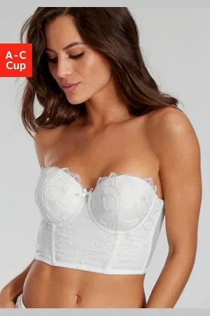 Lascana Corsage mit edler Spitze und hübschem Glitzeraccessoire, sexy Dessous