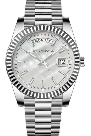 Watchpeople Quarzuhr Stella perlmutt Day Date WP BSL070-01, flach, Tages- und Datumsanzeige, bunt - Verkäufer: Gigandet