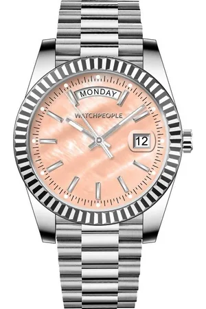 Watchpeople Quarzuhr Stella Perlmutt Day Date WP BSL069-01, flach, Tages- und Datumsanzeige, bunt - Verkäufer: Gigandet