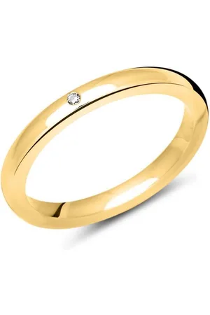Unique Silberring Vergoldeter 925er Silber Damen Ring 2,7mm breit R8561cz - Verkäufer: Jewelry GmbH