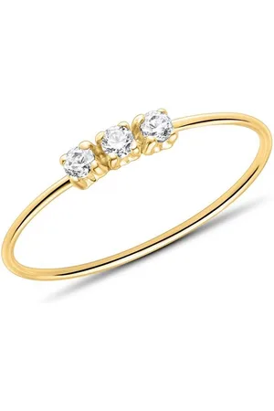 Unique Goldring 9K Goldring für Damen von mit weißen Zirkonia - Verkäufer: Jewelry GmbH