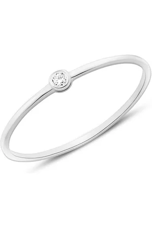 Unique Diamantring Damenring aus 585er Weißgold mit Diamant - Verkäufer: Jewelry GmbH