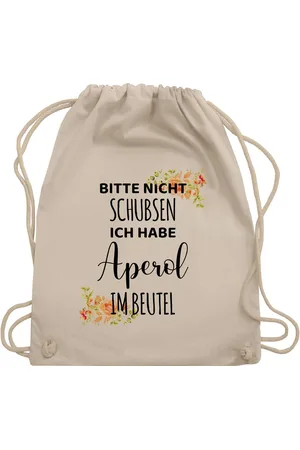 Shirtracer Turnbeutel Bitte nicht schubsen ich habe Aperol im Beutel I Aperol Spritz Frauen, Karneval & Fasching - Verkäufer: