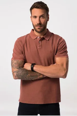 JP 1880 Poloshirt Poloshirt Piqué Vintage Waschung Halbarm - Verkäufer: Popken Fashion Group