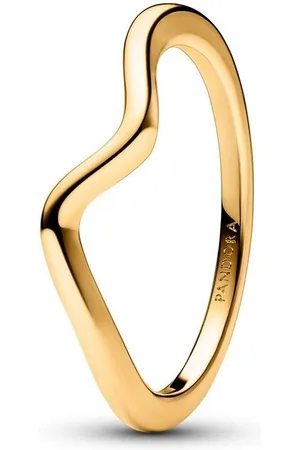 PANDORA Fingerring Timeless Damen Ring Welle, IP Gold - Verkäufer: Unique Jewelry GmbH