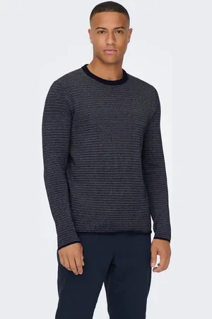 Only & Sons Strickpullover - Pullover Rundhals - Strickpullover ONSNIGUEL REG 12 STRIPE CREW KNIT - Verkäufer: Schneider Fashion Store
