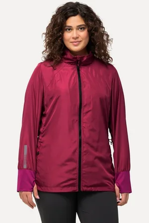 Ulla Popken Funktionsjacke HYPRAR Jacke leicht Stehkragen Tunnelzug recycelt - Verkäufer: Popken Fashion Group