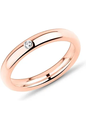 Unique Fingerring Damen Edelstahlring rosévergoldet mit Steinbesatz R9207cz - Verkäufer: Jewelry GmbH