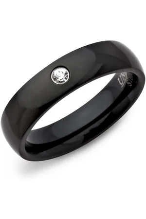 Unique Fingerring Ionisierter Ring (IBP) Edelstahl 5mm Zirkonia R9084cz - Verkäufer: Jewelry GmbH