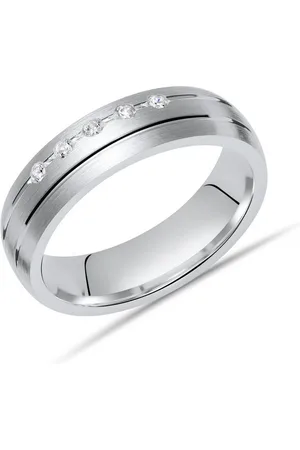Unique Fingerring Silberring 925 Sterling Silber Zirkonia 5mm breit R8533cz - Verkäufer: Jewelry GmbH