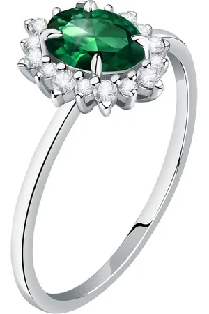 LIVE DIAMOND Diamantring, Smaragd (synthetisch), Lab Grown - Verkäufer: CHRIST Juweliere und Uhrmacher seit 1863 GmbH