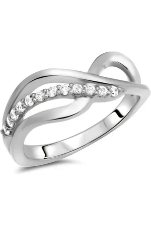 Unique Silberring Hochwertiger 925 Sterlingsilberring mit Zirkonia SR0191 - Verkäufer: Jewelry GmbH