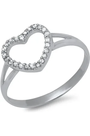 Unique Silberring 925 Silberring Herz Zirkonia SR0268 - Verkäufer: Jewelry GmbH