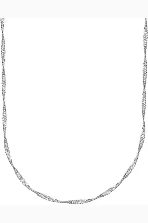 Firetti Kette ohne Anhänger Schmuck Geschenk Silber 925 Halsschmuck Halskette Singapurkette, Made in Germany