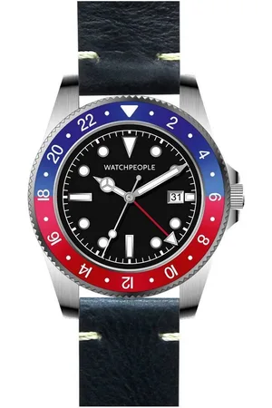 Watchpeople Quarzuhr BS Flat Iron GMT WP BSG020-02, flach, Datumsanzeige, GMT-Anzeige - Verkäufer: Gigandet