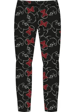 Disney Leggings Minnie Leggings für Mädchen mit Roten Schleifen, , Größen - Verkäufer: kaufhaus-chemnitz