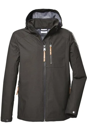 G.I.G.A. DX by killtec Softshelljacke GS 7 MN SFTSHLL JCKT Herren Softshelljacke: wasserabweisend, abnehmbare Kapuze, nachhaltig