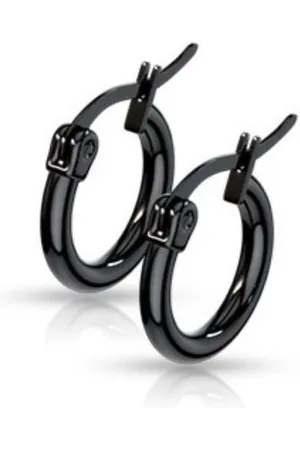 Bungsa Ohrring-Set Creolen Klassisch aus Edelstahl Damen (10mm - 75mm) (1 Paar (2 Stück), 2-tlg), Ohrschmuck Ohrringe - Verkäufer: