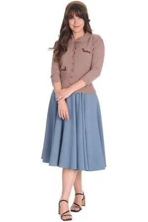 Banned Retro A-Linien-Rock Sway Swing Retro Vintage Skirt - Verkäufer: Schompi Trading e.K.