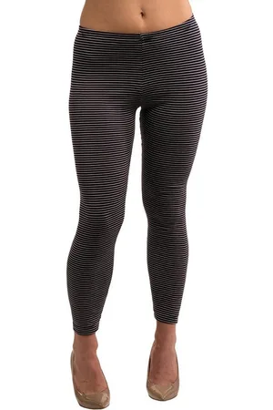 Hermko Thermoleggings 1672005 warme Damen Thermo-Leggings in Ringel-Optik - Verkäufer: