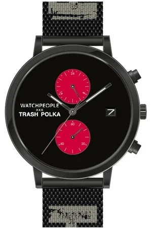 Watchpeople Quarzuhr Trash Polka Autares WP TP-010, Datumsanzeige, zweite Zeitzone - Verkäufer: Gigandet
