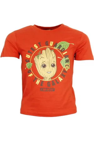 Marvel Print-Shirt Guardians of the Galaxy Baby Groot Kinder T-Shirt Shirt Baumwolle, Gr. 98 bis 116 - Verkäufer: WS-Trend