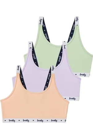 Buffalo Bustier (Packung, 3-tlg) mit bedruckten Trägern