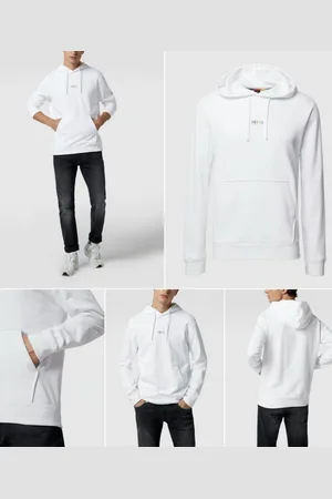 HUGO BOSS Kapuzensweatjacke WeLOVE Unisex Hoodie Regular Fit – Kapuze mit Kordelzug – Kängurutasche - Verkäufer: eldigo