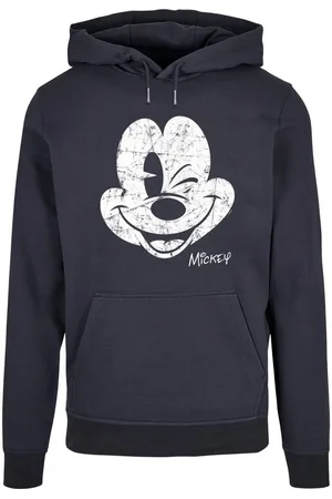 Absolute Cult Kapuzensweatshirt Herren Mickey Mouse - Distressed Hoody (1-tlg)