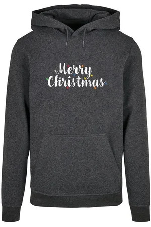 Merchcode Kapuzensweatshirt Herren Merry Christmas Lights Basic Hoody (1-tlg)