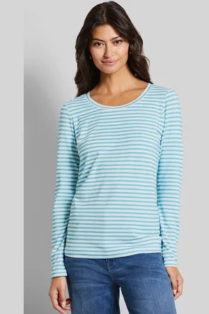 Bugatti Langarmshirt mit Streifen