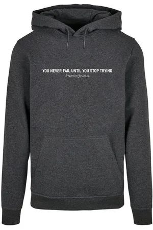 Merchcode Kapuzensweatshirt Herren Never Give Up Basic Hoody (1-tlg)