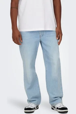 Only & Sons Loose-fit-Jeans ONSFADE LOOSE WB 6778 A14 DNM NOOS