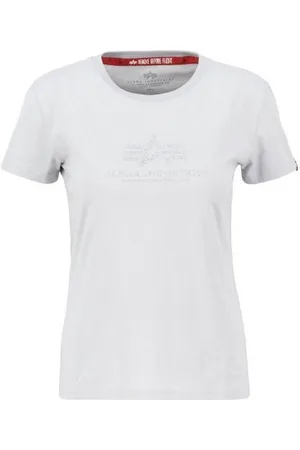 Alpha Industries T-Shirt Women - T-Shirts New Basic T Glitter Women