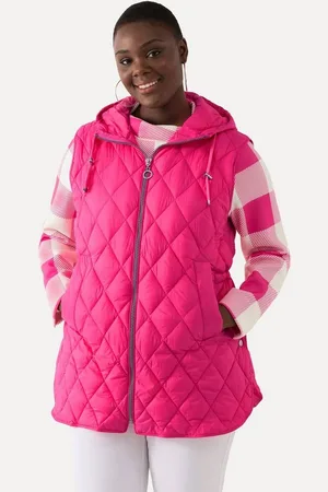 Ulla Popken Steppweste Steppweste Zipper Tunnelzug Kapuze - Verkäufer: Popken Fashion Group