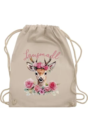 Shirtracer Turnbeutel Lausmadl Reh Geweih I Lausemädchen I Freches Mädchen I Lausmädchen I L, Mode für Oktoberfest Tasche - Verkäufer:
