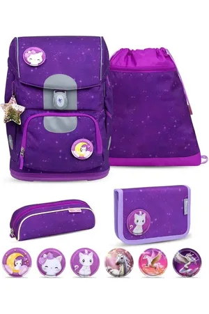Belmil Rucksack Rucksack Motion ergonomisches Schulranzen Set 5-teilig Purple Sky - Verkäufer: miniHeld ®
