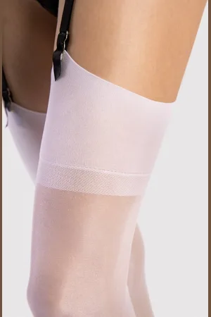 Fiore di Lucia Milano Strapsstrümpfe Sensual (Packung, 1 Paar) klassische Strapsstümpfe 15DEN mit glattem, flachen Abschluss - Verkäufer: chic4home
