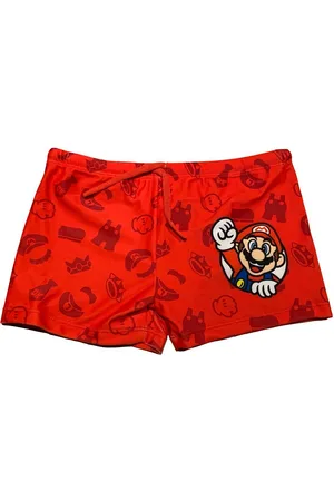 Super Mario Boxer-Badehose Badehose mit elastischem Bund und Kordelband - Verkäufer: Bienes Shop