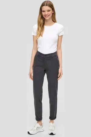 QS by s.Oliver Stoffhose Regular: Chino aus Twill Logo - Verkäufer: s.Oliver