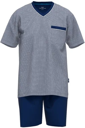 Götzburg Pyjama Herren-Shorty Single-Jersey gemustert - Verkäufer: Erwin Müller