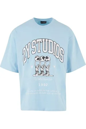 2Y T-Shirt Herren 2Y Globus Oversize Tee (1-tlg)