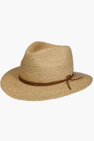 Stetson Sonnenhut Classic Raffia Traveller mit Leder-Garnitur - Verkäufer: Hatmaster
