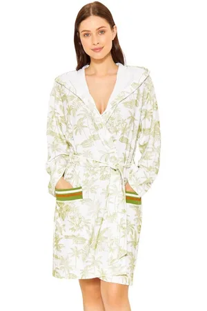 Rösch Damenbademantel 1242011, Knielang, 75% Baumwolle, 25% Polyester - Verkäufer: Fashion